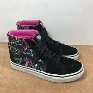 VANS Sk8 Hi Black Lace Up Hi Top Shoes Women’s Size 6